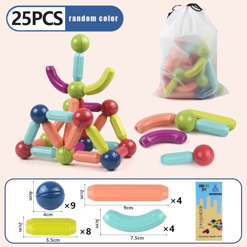 Magnetic Educational Toy Blocks