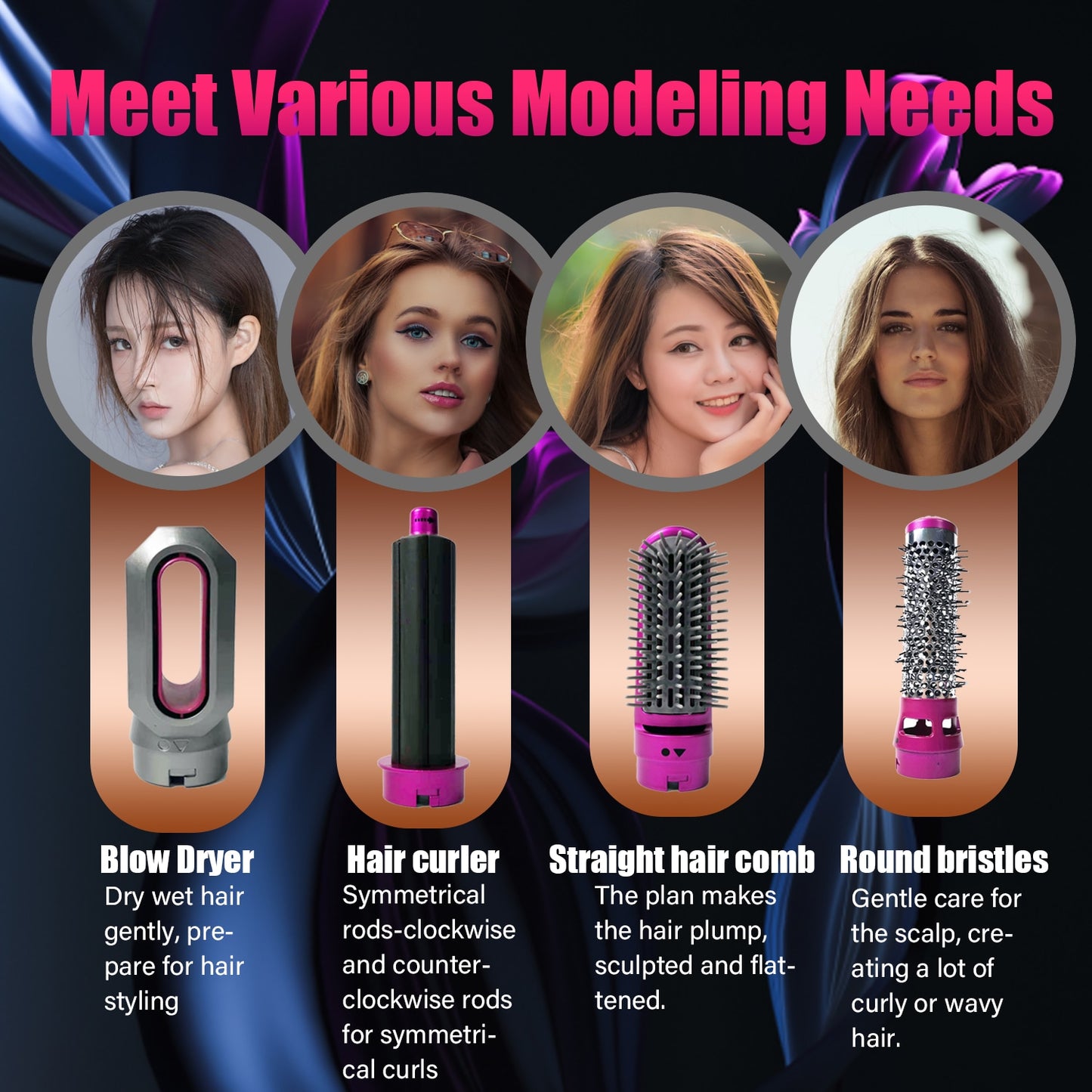 5 in 1 Hair Dryer Professional
