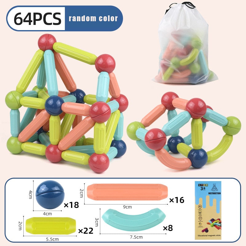 Magnetic Educational Toy Blocks