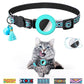 Get the Airtag Cat Collar, with and reflective collar for your pet's safety.