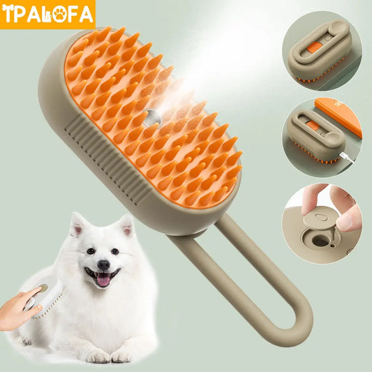 3-in-1 Electric Dog Grooming Brush